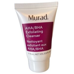 NWT Murad AHA/BHA Exfoliating Cleanser .5 Fl. Oz. New Sealed Travel Size
